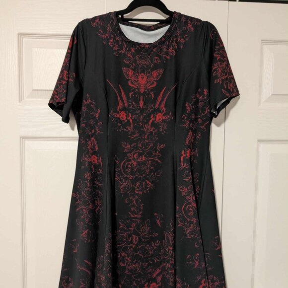 EUC Blackmilk Venom Veil Longline Evil Tee Dress - Picture 1 of 4